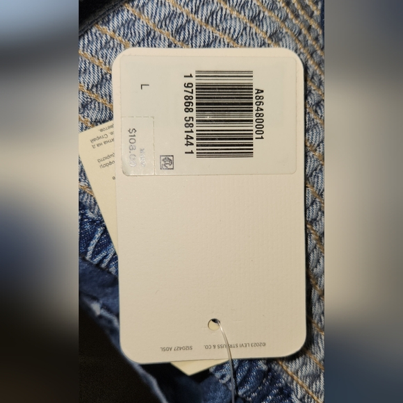 BRAND NEW LEVIS DENIM ROMPER - Picture 14 of 16